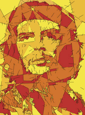 チェ / イラストレーション · エルネスト・チェ・ゲバラ · 国際主義的ゲリラ · DOR · 1977年　※DOR：革命指導部（Department of Revolutionary Orientation）