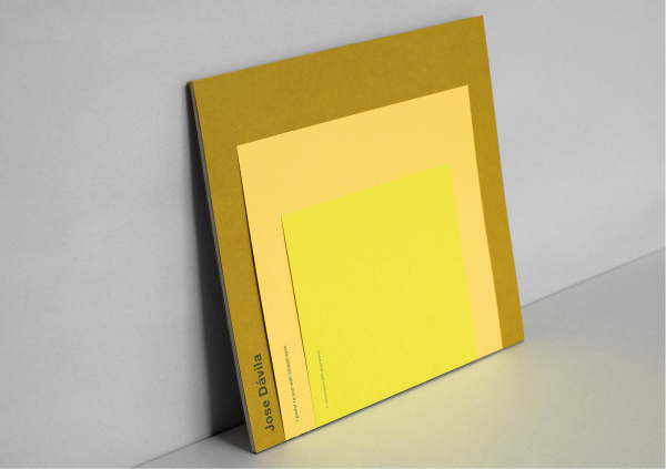群馬県立近代美術館、日動コンテンポラリーアート「ホセ・ダヴィラ 私は目を閉じて見るほうがいい。」のブックデザイン