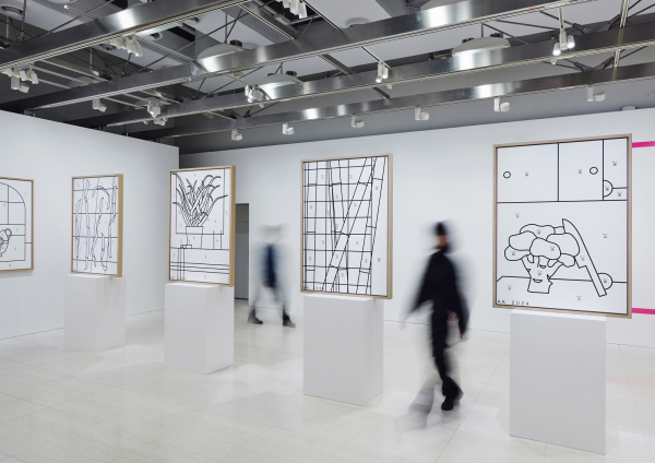 ギンザ・グラフィック・ギャラリー「菊地敦己　グラフィックデザインのある空間」の展示