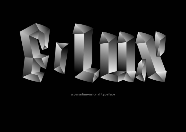 TDC賞「Flux (a paradimensional typeface)」Akiem Helmling, Bas Jacobs, Sami Kortemäki（Underware）