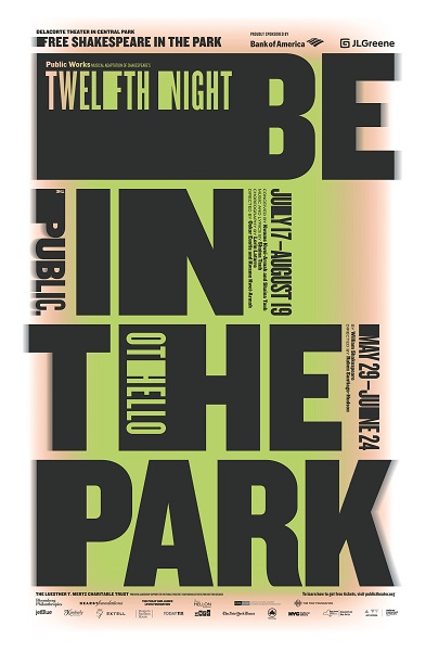 「Be in the Park - Othello / Twelfth Night」 2018