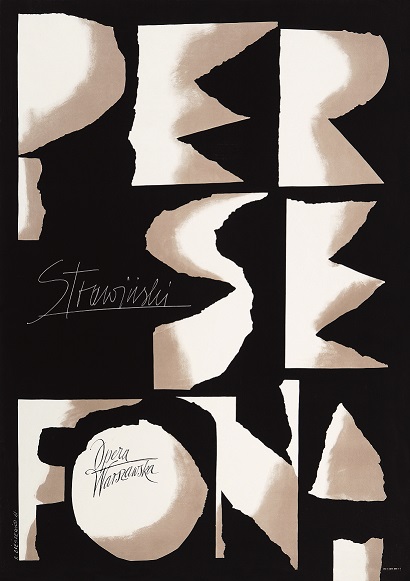 ペルセフォネ：イーゴリ・ストラヴィンスキー / ポスター / 1961年 / ポズナン国立美術館蔵