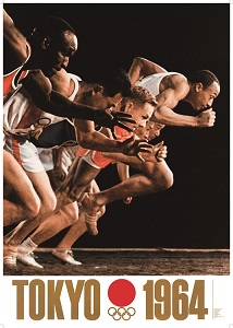 <div style='text-align:left;'>Tokyo 1964, official poster. / ©International Olympic Committee</div>