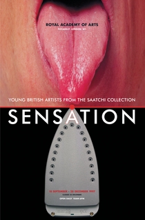 SENSATION poster， royal academy of arts， london， 1997